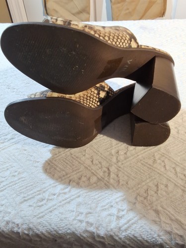 Snakeskin Sandals By Aldo 3.5 Inch Heels, Womens size 8 Dressy Clubbing  - Picture 9 of 10