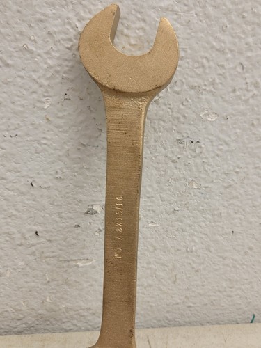 Ampco Safety Tools Wo-7/8X15/16 Nonsparking Open End Wrench,7/8 X 15/16 - Picture 7 of 9