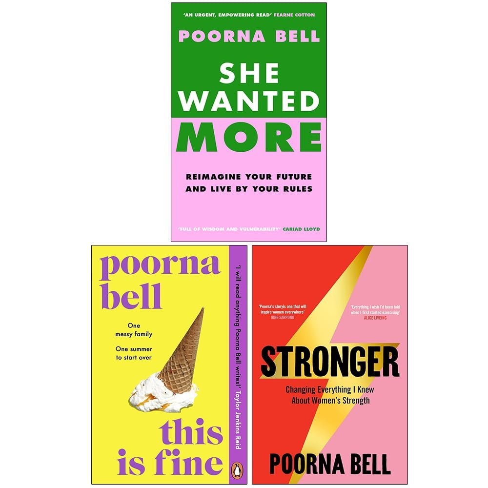 Poorna Bell Unisex Collection 3 Books Set (She Wanted More, This Is Fine & Stronger) - Image 4