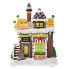 1Pc Chic Xmas Snow House Desktop Luminous Adornment for Home Hotel Decor