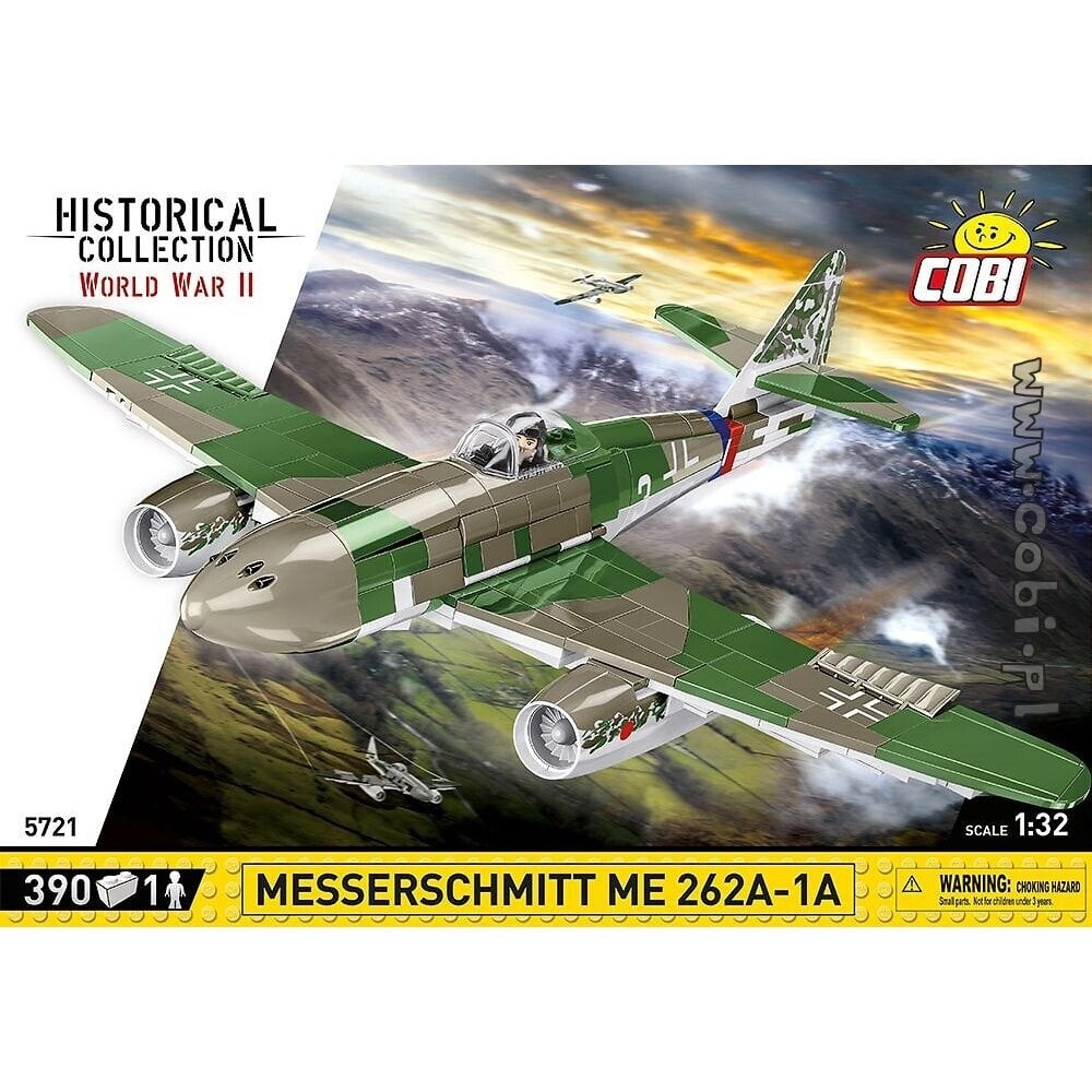 Cobi 5721 1:32 WWII Messerschmitt ME 262A-1A Aircraft Construction Kit 394 Pcs