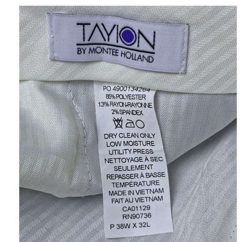 Tayion by Montee Holland Anzughose Herren 38x32 hellblau Awonder Viskose Stretch - Bild 5 von 8