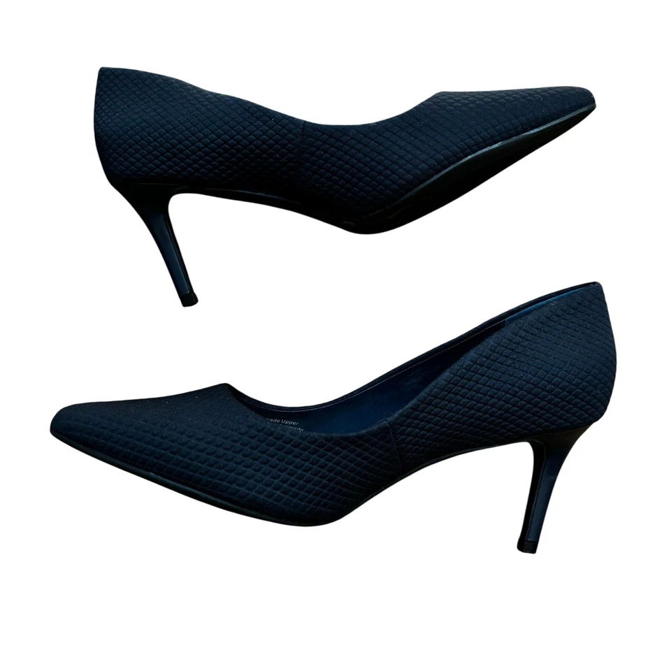 Alfani Step-flex Jeules 9.5W Negro Tacones Altos Zapatos Elegante Zapatos Clásicos Carrera Foto 2 de 4