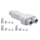 100mbps POE Repeater W/3set Waterproof Accessories Support IEEE802.3af/at