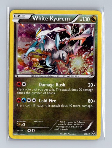White Kyurem BW59 Holo Promo Black And White Promo Pokemon MP