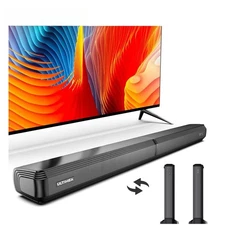 2.2ch Soundbar for TV, Peak Power 100W, 2-in-1 Detachable Bluetooth 5.3 Soundbar