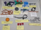 Vintage Playmates TMNT Parts/Accessories Lot Teenage Mutant Ninja Turtles