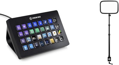 Elgato Stream Deck XL Key Light Studio LED Panel 2800 Lumen farbverstellbar