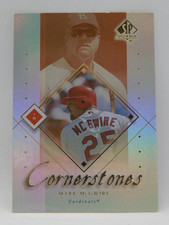 2000 Upper Deck SP Baseball - Cornerstones #C5 Cardinals - MARK McGWIRE