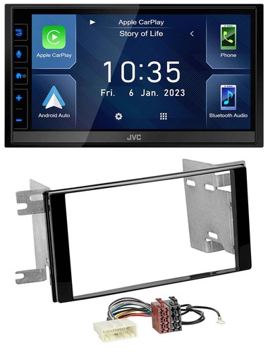 JVC DAB Bluetooth MP3 USB 2DIN Autoradio für Subaru Impreza Forester 07-12 - Bild 1 von 9