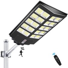 8000W Commercial Large Solar Street Light Outdoor IP67 Dusk-to-Dawn Road Lamp