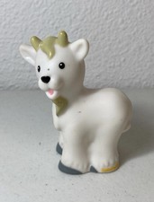 Fisher Price - Little People - 3 White Goat Farm Animal Figure