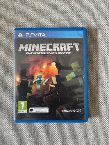 PS VITA MINECRAFT Physical Cart Version Rare REGION FREE **Works On NTSC**