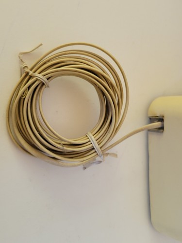 Teléfono de escritorio de mesa vintage ITT beige botón amarillo - Imagen 7 de 11