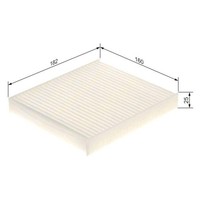 Filter Innenraumluft Bosch 1987435076 FüR Kia