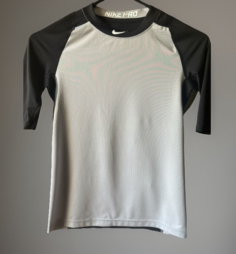 Nike Pro Dri-Fit tailliertes Jugend Sport T-Shirt 3/4 Arm Größe Small Baseball Schicht - Bild 1 von 12