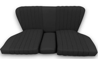 RüCkbank Notsitze Kindersitze FüR Mercedes SL 107 SL R107 W107 Schwarz