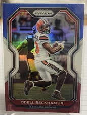 Odell Beckham Jr. 2020 Prizm Red White & Blue #57 Browns Giants Ravens Rams Card