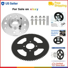 72 Tooth Steel Sprocket 35 Chain Hub 1in Bore Fit Most Go Karts Heavy Duty