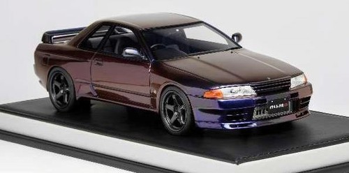 Nissan Skyline GT-R (R32) Customized Version Violet 1/18 - MH333 MOTORHELIX - Picture 3 of 4