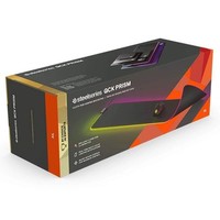 SteelSeries QcK Prism Cloth XL Gaming Mouse Pad 2-Zone RGB Illumination Black