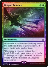 Dragon Tempest FOIL Dragons of Tarkir PLD Red Rare MAGIC MTG CARD ABUGames