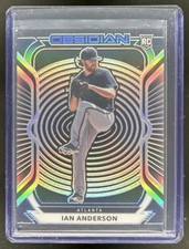 2021 Chronicles Ian Anderson Obsidian RC Rookie #60 Braves