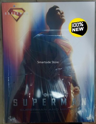 New Hot Toys MMS812 Super Man Superman & Krypto 1/6 Action Figure in Stock