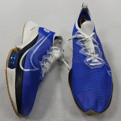 Nike Air Zoom Tempo Next% BRS Shoes Mens Size 13 Blue White Boston