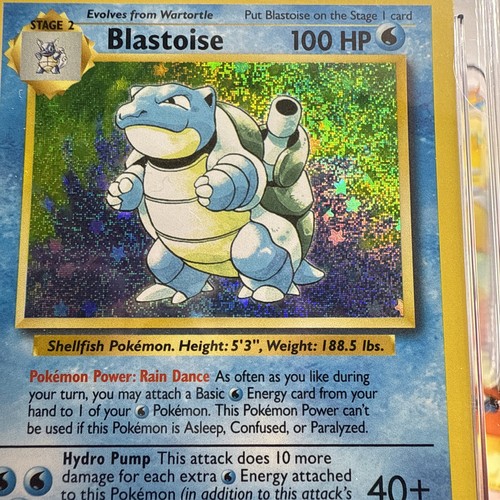 BLASTOISE 2023 Pokemon English TCG Classic Suicune ex Holo CLB 003/034 - CGC 9 - Picture 3 of 8