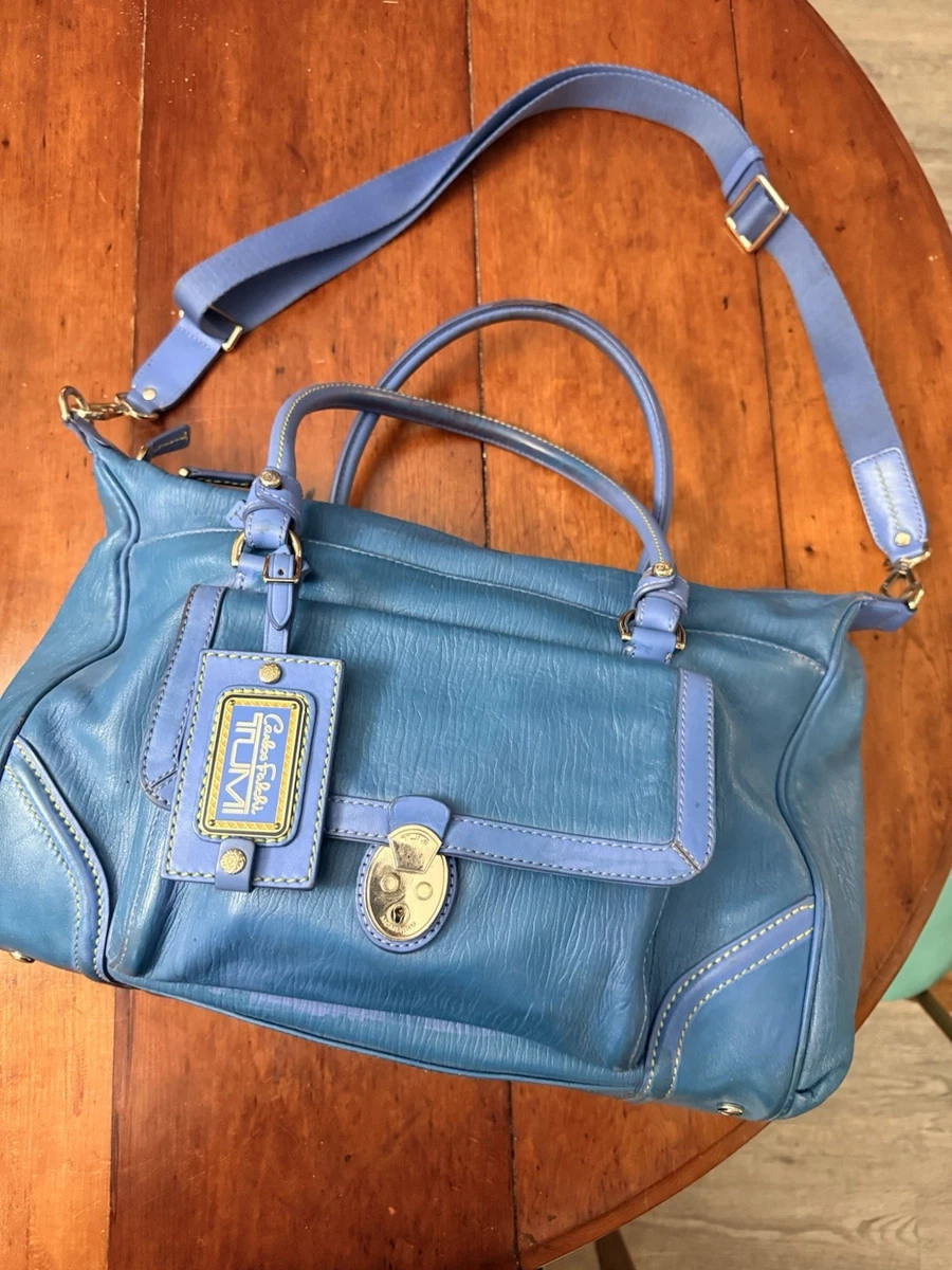 25+ Tumi Leather Exterior Blue Bags & Handbags for Women for sale