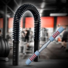 Power Twister Flex Bar Combo Set 22-44 55-120 LBS Upper Body Strength Muscle