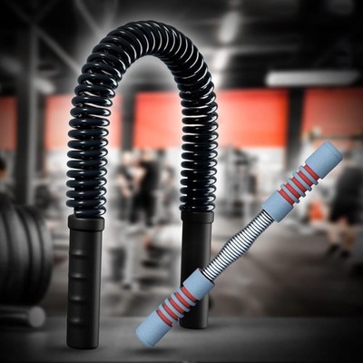 Power Twister Flex Bar Combo Set 22-44 & 55-120 LBS Upper Body Strength Muscle