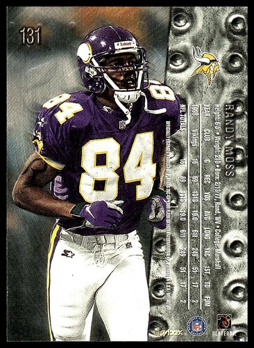 1999 SkyBox Metal Universe / Randy Moss - Picture 2 of 2