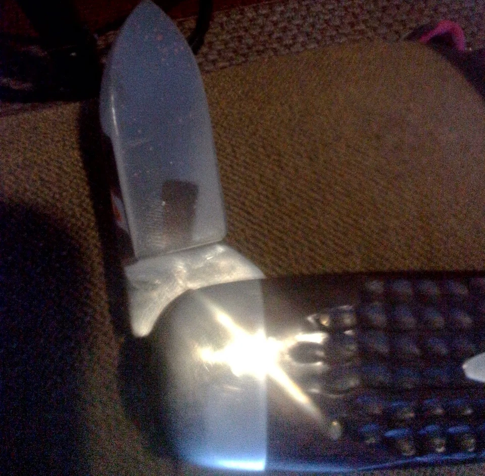 1976 CASE XX 6250 ELEPHANT TOE KNIFE WITH PKKAWOOD HANDLES ETCH BLADE NO BOX - Image 3 of 4