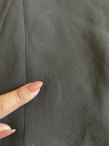 Falda Eileen Fisher Midi Pequeña Línea A Negra Cremallera Lateral Seda Preppy Cápsula de Oficina - Imagen 7 de 12