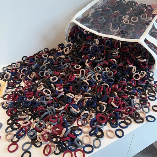 50 Pcs Mini Elastic Hair Bands Girls Ponytail Holder Nylon Scrunchie Gift - Picture 15 of 40