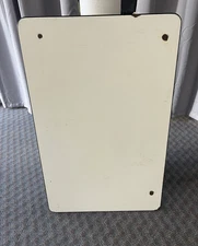 Vintage ENAMEL TABLE TOP porcelain country farm cabinet hoosier white 1920s 30s