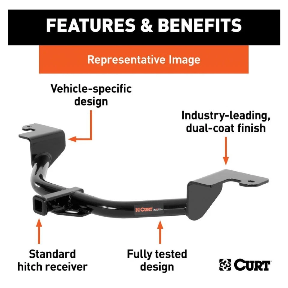 Curt Class 1 Trailer Hitch 113483 for Nissan Versa Hatchback / Sedan — 第 2/4 张图片