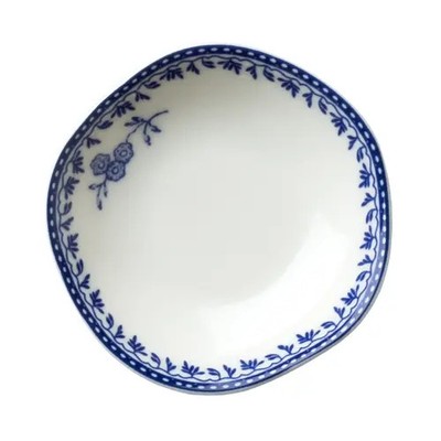 Oneida L6703061942 Lancaster Garden  Warm White 1 oz Porcelain Sauce Dish 6 Dz