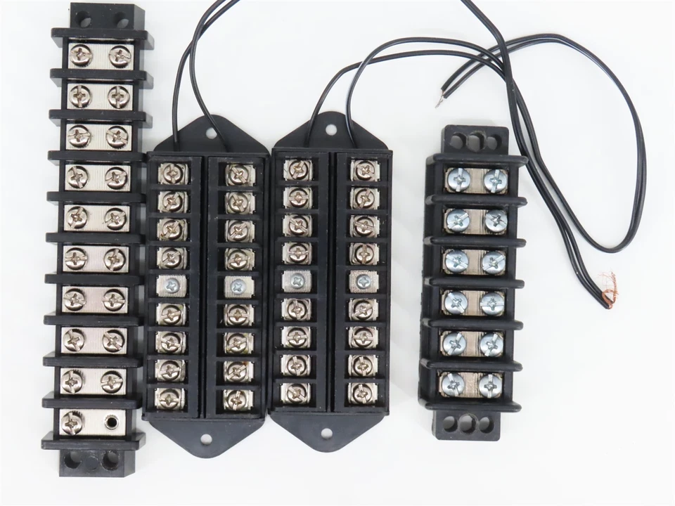 LOTE de 6 barras de autobús de bloque de terminales Foto 2 de 4