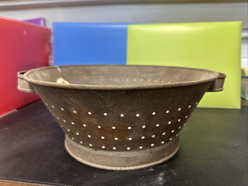 Vintage Metall Sieb Sieb