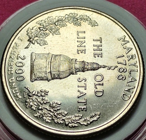 2000 D Maryland State Quarter, THE OLD LINE, ERRORS! SEE PICS!  - Picture 8 of 9