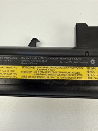 Genuine IBM ThinkPad Battery Li Ion Replacement Battery 10.8V 4.4AH Tested Works - Picture 3 of 5