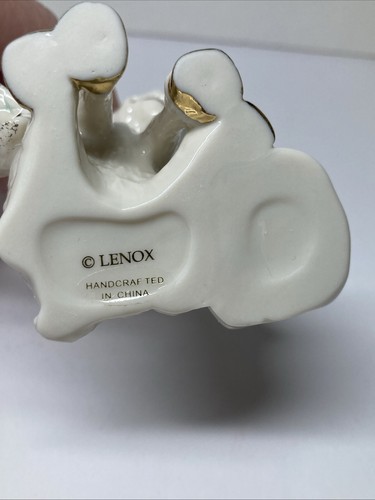 Lenox 2006 Adorno Anual Feliz Musgo Con Luces De Navidad, Caja Borde Dorada - Imagen 8 de 13