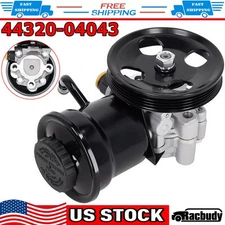 For Toyota 4Runner Tacoma L4 2.4L/2.7L Power Steering Pump + Pulley Reservoir