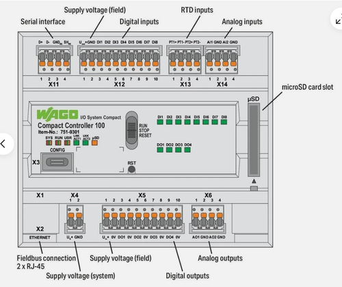 New in Box WAGO 751-9301 Compact Controller 751-9301 751-9301 - Picture 4 of 8