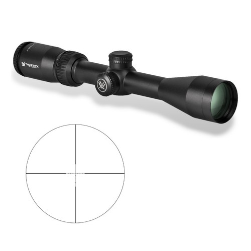 Vortex Crossfire II 3-9x40 Scope with 1 In Scope Rings and Hat - Picture 5 of 8