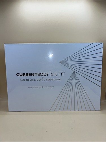 CurrentBody Skin LED Neck and Dec Perfector | Anti-Aging LED Mask BRANDNEW SEAL