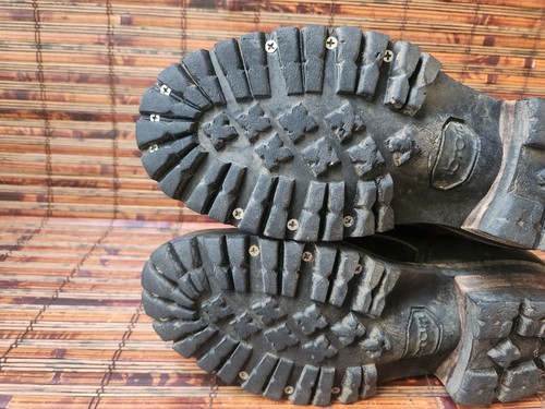 NICK'S HANDMADE BOOTS SINCE 1964 Roughout & Smooth 10” Work Boots SIZE 10 ½ A - Picture 19 of 24